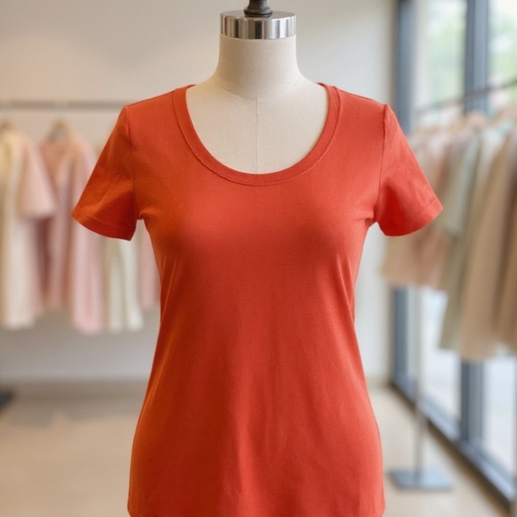 ‘47 Brand Tops - 47 Scoop neck Classic Orange Women's Tshirt